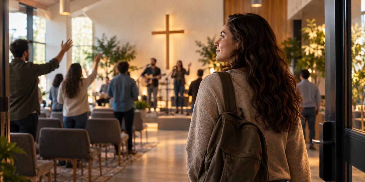 An open Bible in a quiet setting